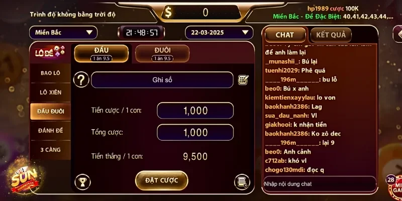 Hướng Dẫn Chơi Đề Đầu Đuôi Sunwin – Chi Tiết Và Hiệu Quả 3 Thành viên đặt cược vào đề đầu đuôi và xác nhận