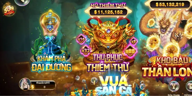 Sunwin 48 Hòa mình giải trí cùng game bắn cá tại Sunwin